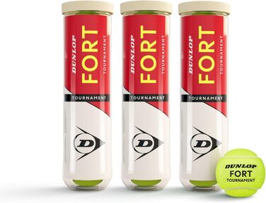 Тенісний м'яч Dunlop Fort Tournament для ґрунтових, твердих і трав'яних кортів