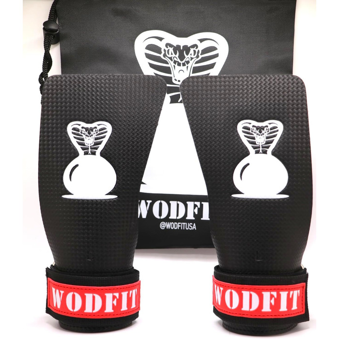 Гріпси WODFIT Carbon 3 отвори для підтягувань і важкої атлетики, XL