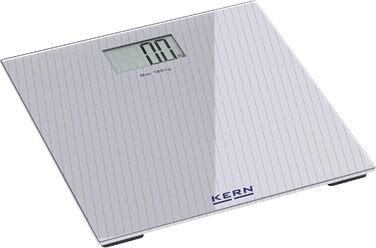 Ваги для ванної кімнати KERN Design MGD, електронні, до 250 кг, точність 0,1 кг, плоска конструкція, платформа 380x330 мм