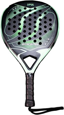 Ракетка SideSpin SS LYPSIS 3K Carbon Padel, унісекс, чорна/зелена