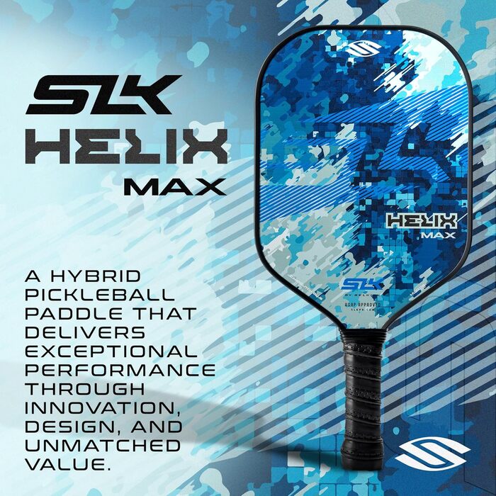 Карбон/скловолокно SLK Helix Pro 2024 камуфляжний Pickleball Paddle