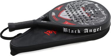 Ракетка Black Angel Padel Carbon 18K, кругла, з сумкою