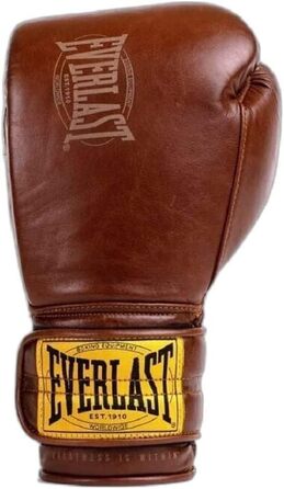 Боксерські рукавички Everlast 1910 Унісекс Спаринг (16 унцій, коричневий)