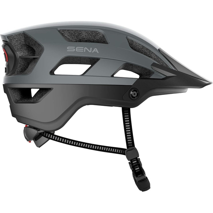 Шолом Sena M1/M1 EVO Smart MTB Bluetooth, музика, GPS, матовий сірий