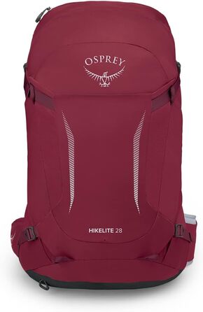 Рюкзак Osprey Hikelite 28 л Sangria Red S-M для туризму