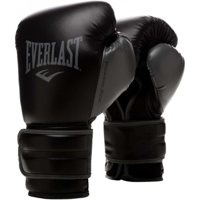 Боксерські рукавички Everlast Powerlock 2, чорні, 16 унцій