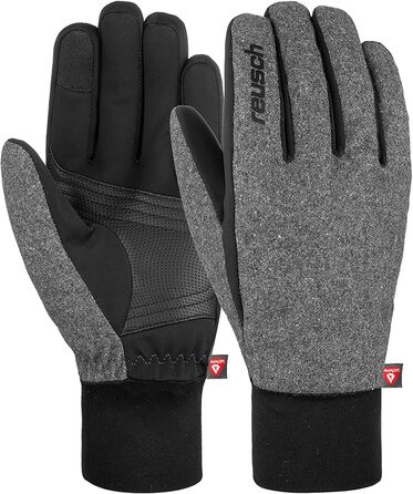 Рукавички чоловічі Reusch Walk Touch-tec (7.5, 7711 чорний / сірий альпійський мелан)