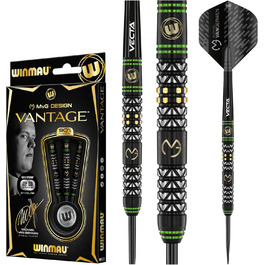 Дротики WINMAU MvG Vantage 23 г з призмовими польотами та валами Vecta