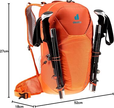 Жіночий легкий туристичний рюкзак deuter Speed Lite 23 SL, 23 л, паприка-шафран