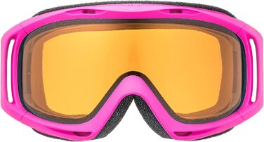 Лижні окуляри Uvex Unisex Youth Slider Lgl (упаковка з ук) одного розміру рожеві/лазерні Lite-Clear