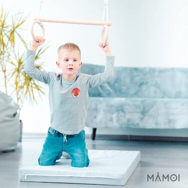 MAMOI Ігровий килимок для дітей, гімнастичний мат для малюків, підлоговий мат для дитячої кімнати, спортивний килимок для стрибків та ігор