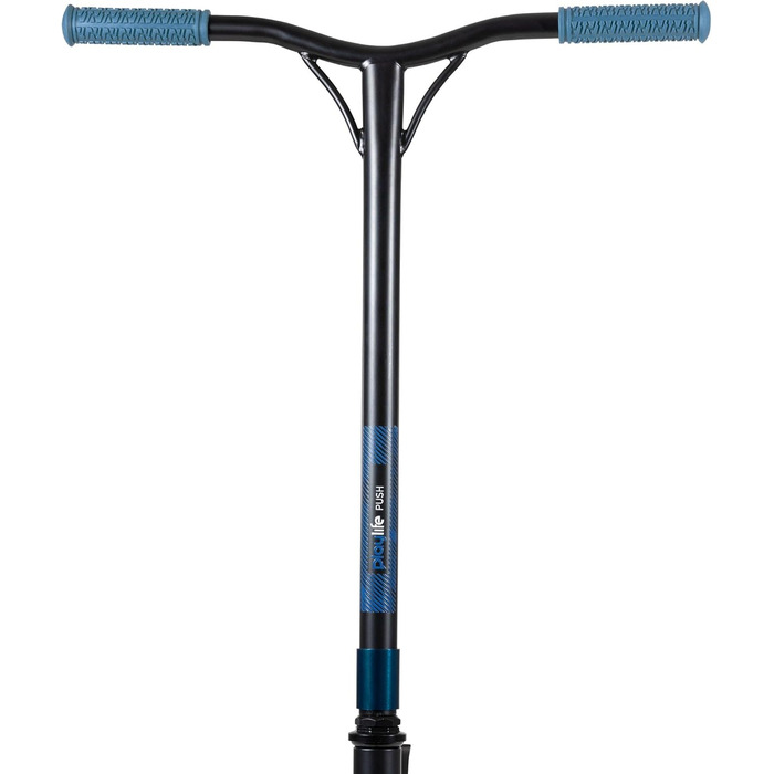 Трюковий самокат Playlife Push Blue, чорний/синій, колеса 110мм 84A, підшипники ABEC 7