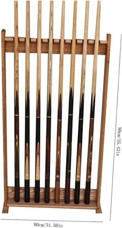 Підставка ANIIC Cue Wood Porous на 8 Київ - Зберігання для більярду