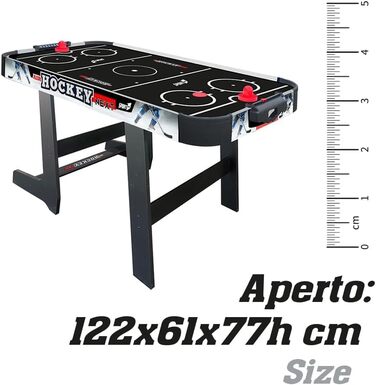 Стіл Sport1 Air Hockey Next з вентилятором, 1260x76 см + аксесуари