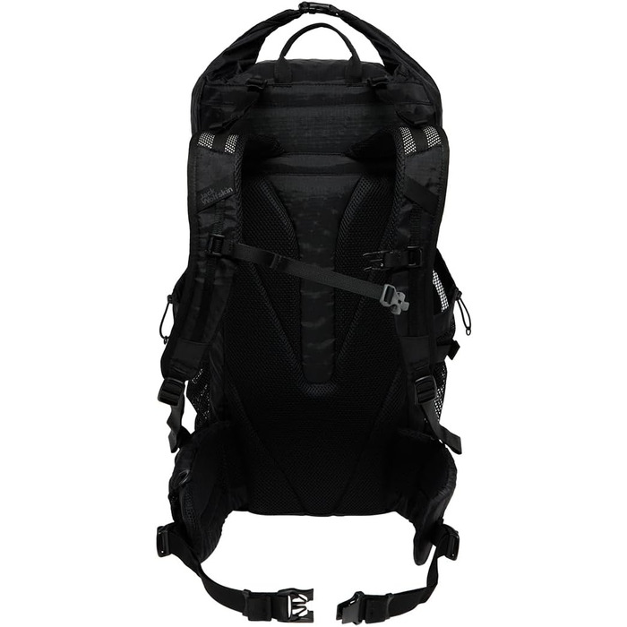 Рюкзак Jack Wolfskin Wandermood Rolltop 30 л унісекс, для туризму, чорний