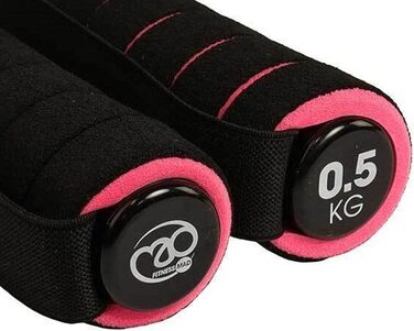 Гантелі Fitness Mad Pro 0.75 кг фіолетові для фітнесу