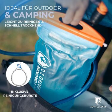 Сечовий міхур Alpin Loacker Hydration Bladder 2 л, без BPA, легкий