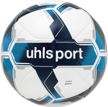 Футбольний м'яч Uhlsport Attack ADDGLUE розмір 5 біло-синій