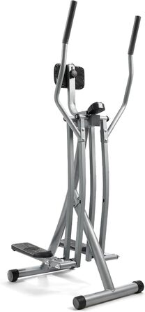 Орбітрек Sunny Health & Fitness SF-E902, повітряний кросстрейнер з LCD-монітором, складний, максимальна вага 100 кг, довжина кроку 762 мм, домашній тренажер, чорний