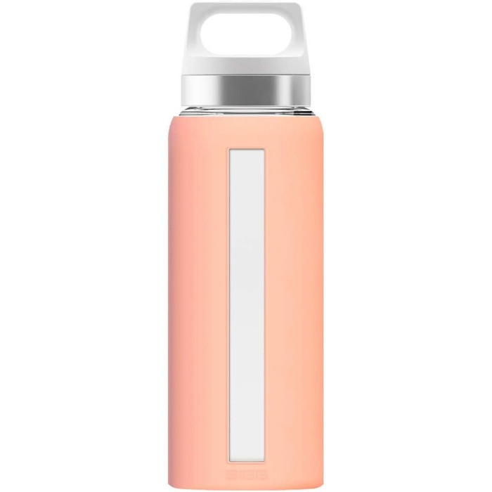 SIGG Dream пляшка для води 0.65 л, скляна, з силіконовим чохлом, термостійка, герметична, без шкідливих речовин