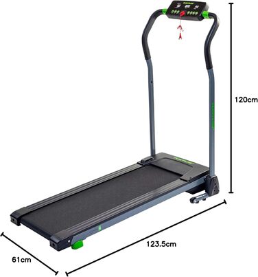 Бігова доріжка Tunturi Cardio Fit T5 складна 10 км/год з LCD дисплеєм