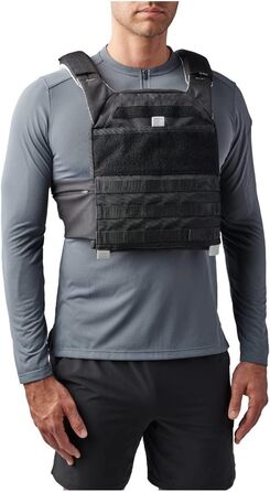 Тактичний TacTec Trainer Вага жилет Tough 600D Nylon Style 56693 One Size, чорний, 5.11