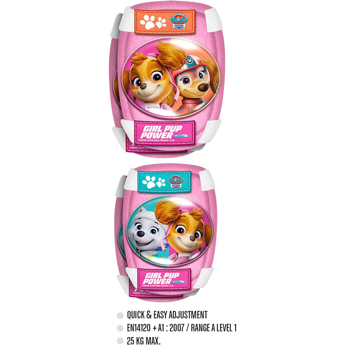 Шолом з захистом STAMP PAW PATROL GIRL, рожевий