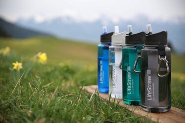 Пляшка для води LifeStraw 1 л пластик 006-6002148 2 ступені прозора 1 л прозора