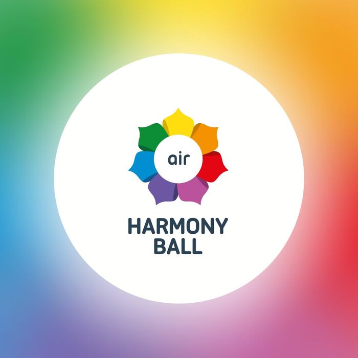 М'яч HARMONY BALL 23/28 см, без фталатів, захист від розриву