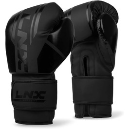 Боксерські рукавички LNX Performance Pro Leather, 14 унцій, чорні