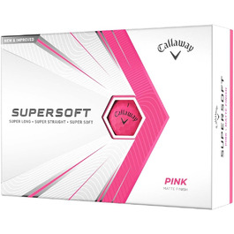 М'ячі для гольфу Callaway Supersoft Matt 2021