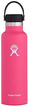 Гідрофляга HYDRO FLASK 621 мл, вакуумна термобутилка з нержавіючої сталі, спортивна пляшка з герметичною кришкою Flex Cap, стандартне горлечко, підходить для миття в посудомийній машині, колір Watermelon