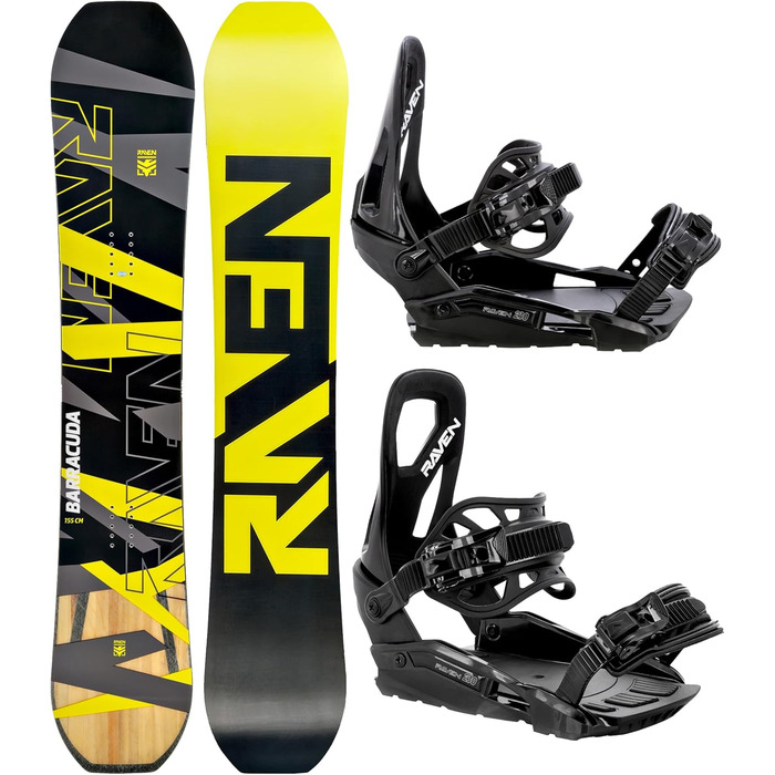 Комплект сноуборду RAVEN Barracuda Carbon Lime Bindings 230