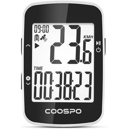 Велокомп'ютер COOSPO BC26 GPS Bluetooth 5.0, водонепроникний, дисплей 2.3