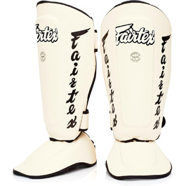 Захист гомілки та стопи Fairtex SP7 для Муай Тай, синтетична шкіра, для чоловіків, жінок і дітей, знімний, легкий, довговічний
