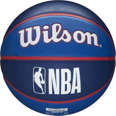 Баскетбольний м'яч WILSON NBA Team Tribute, розмір 17,874,9 см Філадельфія 76ers