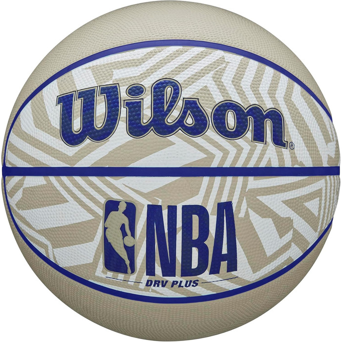 Баскетбольний м’яч Wilson NBA DRV Plus Dazzle Camo для вулиці, розмір 6 і 7