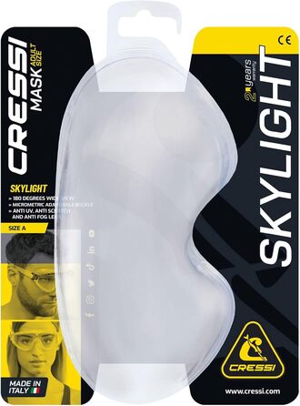 Окуляри Cressi Skylight Sil, Метал Синій