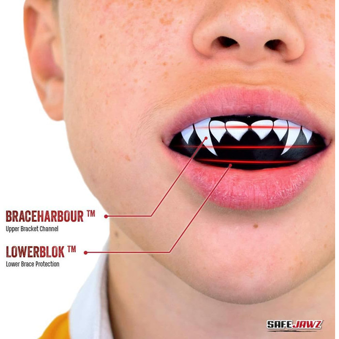Капа SAFEJAWZ для брекетів - універсальна для всіх контактних видів спорту