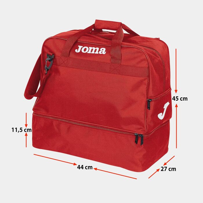 Туристичний аксесуар Joma унісекс Duffelbag - сумка для взуття S червоно-біла