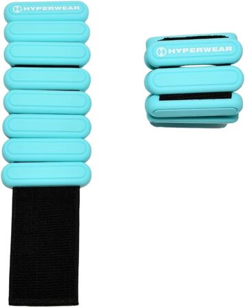Гантелі-обважнювачі HYPERWEAR для зап'ясть і щиколоток 0,5 кг, регульовані, жіночі, для ходьби, бігу, йоги, пілатесу, тренувань