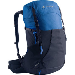 Туристичний рюкзак VAUDE Brenta 30 л, водовідштовхувальний, з дощовиком, для жінок і чоловіків, зручний, з відділеннями, синій