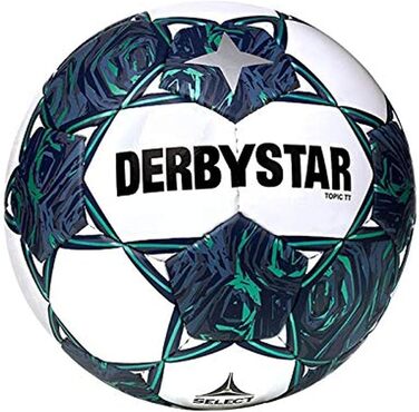 Футбольний м'яч Derbystar Topic TT v21 розмір 5 біло-зелений