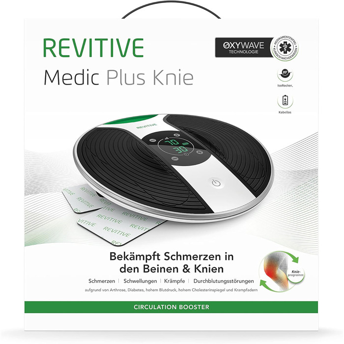 Стимулятор колінного суглоба Revitive Medic Plus без ліків, знімає біль