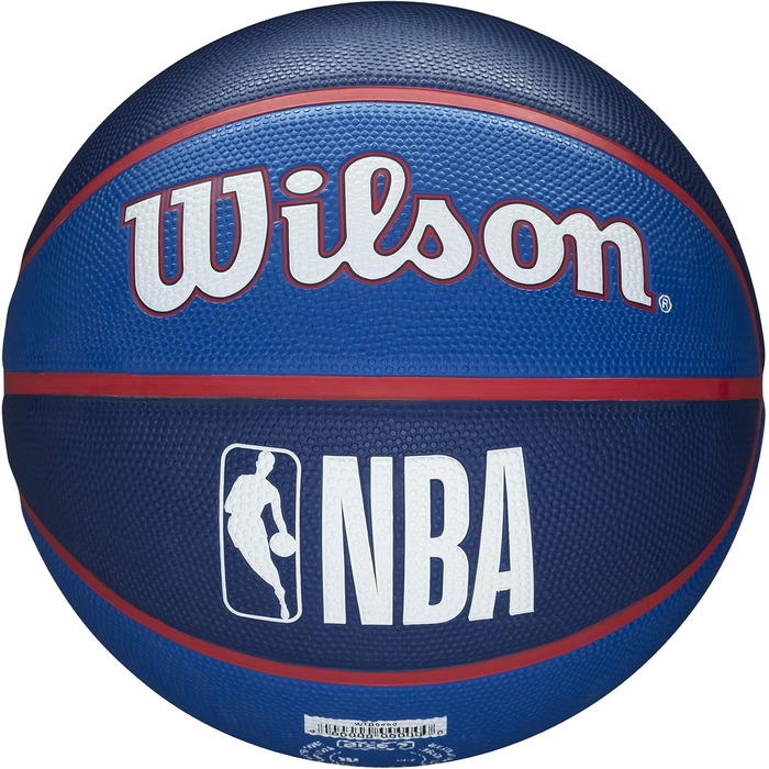 Баскетбольний м'яч WILSON NBA Team Tribute, розмір 17,874,9 см Філадельфія 76ers