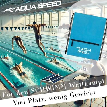 Рюкзак Aqua Speed MAXPACK серветка з мікрофібри На відкритому повітрі Рюкзак Повсякденний рюкзак 42 л (Мішок для передач Zip 16л бірюзовий)