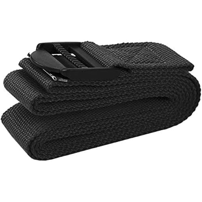 Набір для йоги BalanceFrom GoYoga 7-в-1: килимок 1/2'' з ременем, 2 блоки, рушники, ремінь та наколінник, чорний