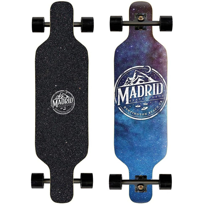 Мадридські скейтборди Trance Longboard Complete, Скейтборд 36.5 Top Mount Galaxy