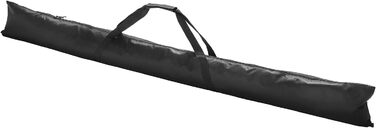 Сумка Crevice Nordic Ski Bag 210 см, міцна, 600D/PVC, чорна/срібляста