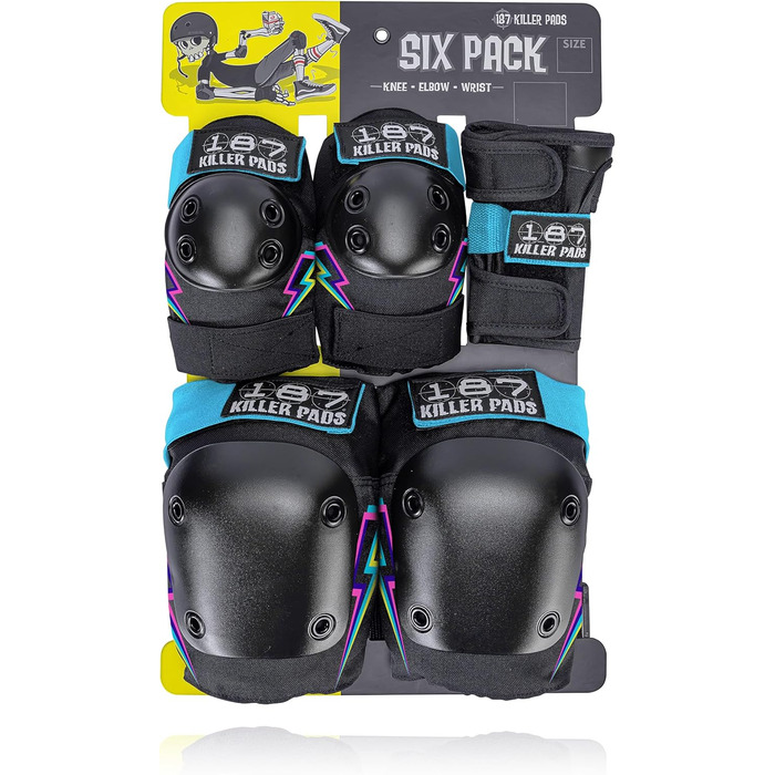 Дитяче захисне спорядження Захист Junior Six Pack XS Electric Bolt, 187 KILLER PADS